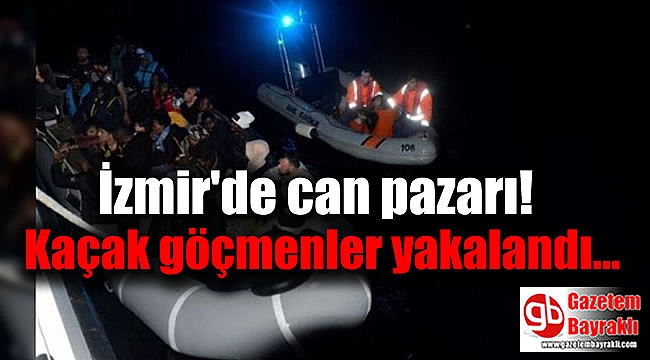 İzmir'in turistik ilçelerinde kaçak göçmen operasyonu