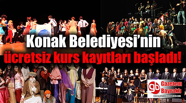Konak Belediyesi’nin ücretsiz kurs kayıtları başladı