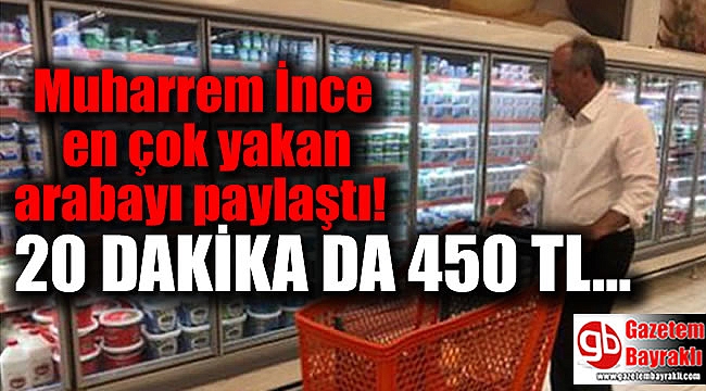 Muharrem İnce'den gıda fiyatlarına eleştiri