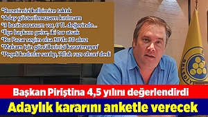 Piriştina adaylık kararını anketle verecek