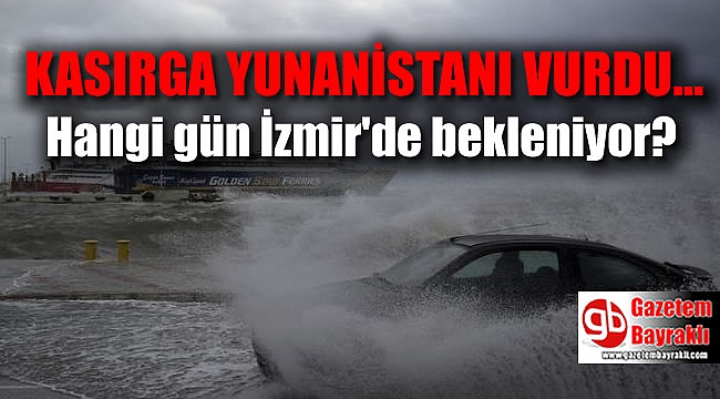 Yunanistan'ı kasırga vurdu