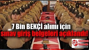 7 Bin Bekçi alımı için sınav giriş belgeleri açıklandı!