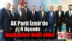 AK Parti İzmir’de 4 ilçenin yeni başkanları belli oldu