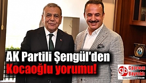 AK Partili Şengül'den Kocaoğlu yorumu