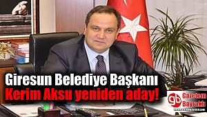 Başkan Kerim Aksu yeniden aday