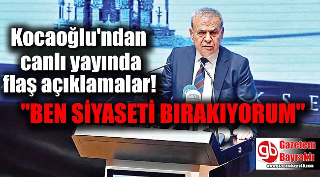 Başkan Kocaoğlu'ndan canlı yayında flaş açıklamalar