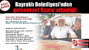 Bayraklı Belediyesi'nden geleneksel 'Aşure' etkinliği