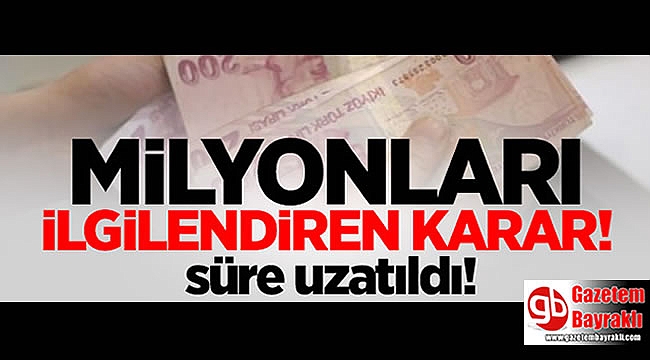 Borcu olanlar dikkat: 15 Ekim'e ertelendi