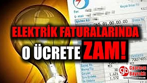 Elektrik faturalarında o ücrete zam