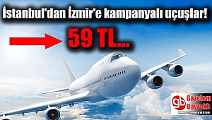 İstanbul'dan İzmir'e kampanyalı uçuşlar