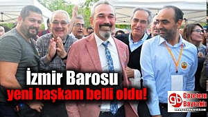 İzmir Barosu yeni başkanı belli oldu