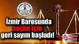 İzmir Barosunda seçim için geri sayım başladı