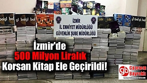 İzmir'de 500 Milyon Liralık Korsan Kitap Ele Geçirildi