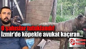 İzmir'de köpekle avukat kaçıran şahıslar tutuklandı