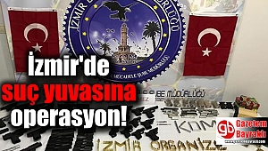 İzmir'de suç yuvasına operasyon