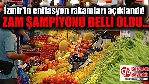 İzmir'in enflasyon rakamları açıklandı