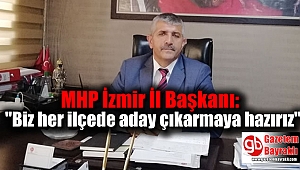 MHP İzmir İl Başkanı: