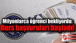 Milyonlarca öğrenci bekliyordu: Burs başvuruları başladı