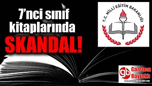 7’nci sınıf kitaplarında skandal