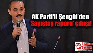 AK Parti'li Şengül’den ‘Sayıştay raporu’ çıkışı
