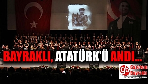 Bayraklı, Ulu Önder Atatürk'ü andı