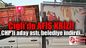 Çiğli'de afiş indirilmesine ADD'den sert tepki