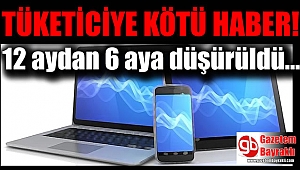 Elektronik Ürünlere Taksit Düzenlemesi : 12 aydan 6 aya düşürüldü