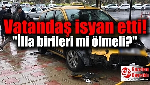 İzmir'de trafik ışıksız yola tepki
