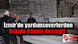 İzmir'de yardımseverlerden Askıda Kömür desteği