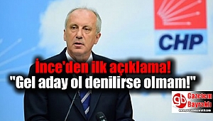 Kılıçdaroğlu görüşmesi sonrası İnce'den ilk açıklama