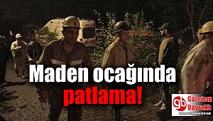 Maden ocağında patlama