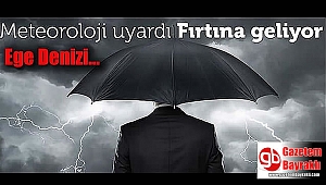 Meteoroloji uyardı: Fırtına geliyor