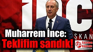 Muharerm İnce'den adaylık iddialarına yanıt