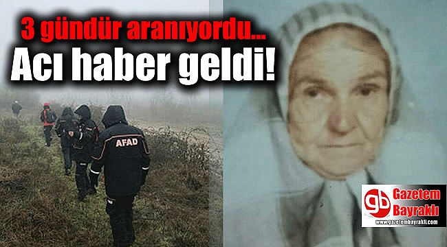 3 gündür kayıptı, cansız bedeni bulundu