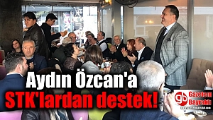 Aydın Özcan'a STK'lardan destek
