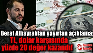 Bakan Berat Albayraktan şaşırtan açıklama: TL, dolar karşısında yüzde 20 değer kazandı