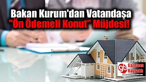Bakan Kurum'dan Vatandaşa