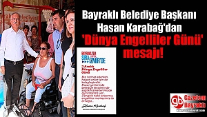 Başkan Hasan Karabağ'dan 'Dünya Engelliler günü' mesajı