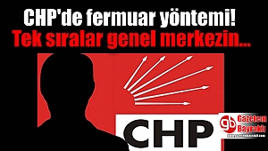 CHP'de fermuar yöntemi : Tek sıralar genel merkezin