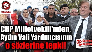 CHP Milletvekili'nden, Aydın Vali Yardımcısının o sözlerine tepki