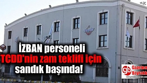 İZBAN personeli TCDD'nin zam teklifi için sandık başında