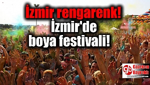 İzmir Boya Festivali ile Renklendi