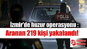 İzmir'de Aranan 289 Kişi Yakalandı