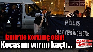 İzmir'de bir kadın ayrı yaşadığı kocasını vurdu