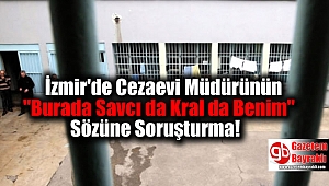 İzmir'de Cezaevi Müdürünün
