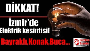 İzmir'de elektrik kesintisi