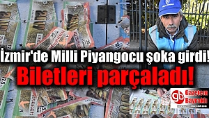 İzmir'de Milli Piyangocu'nun başına gelen talihsiz olay
