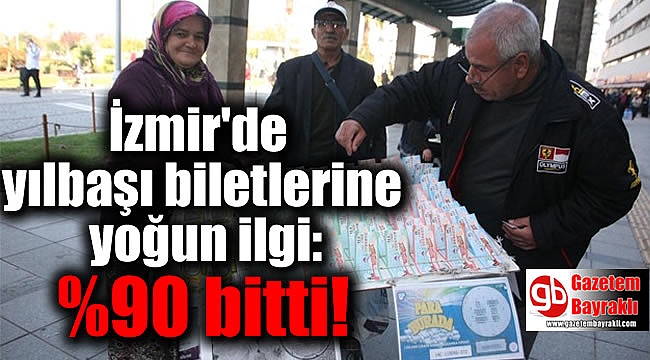 İzmir'de yılbaşı biletlerine yoğun ilgi: %90 bitti