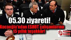 Kocaoğlu ESHOT çalışanlarıyla kahvaltıda buluştu