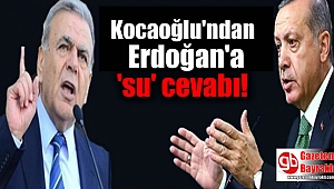 Kocaoğlu'ndan Erdoğan'a 'su' cevabı
